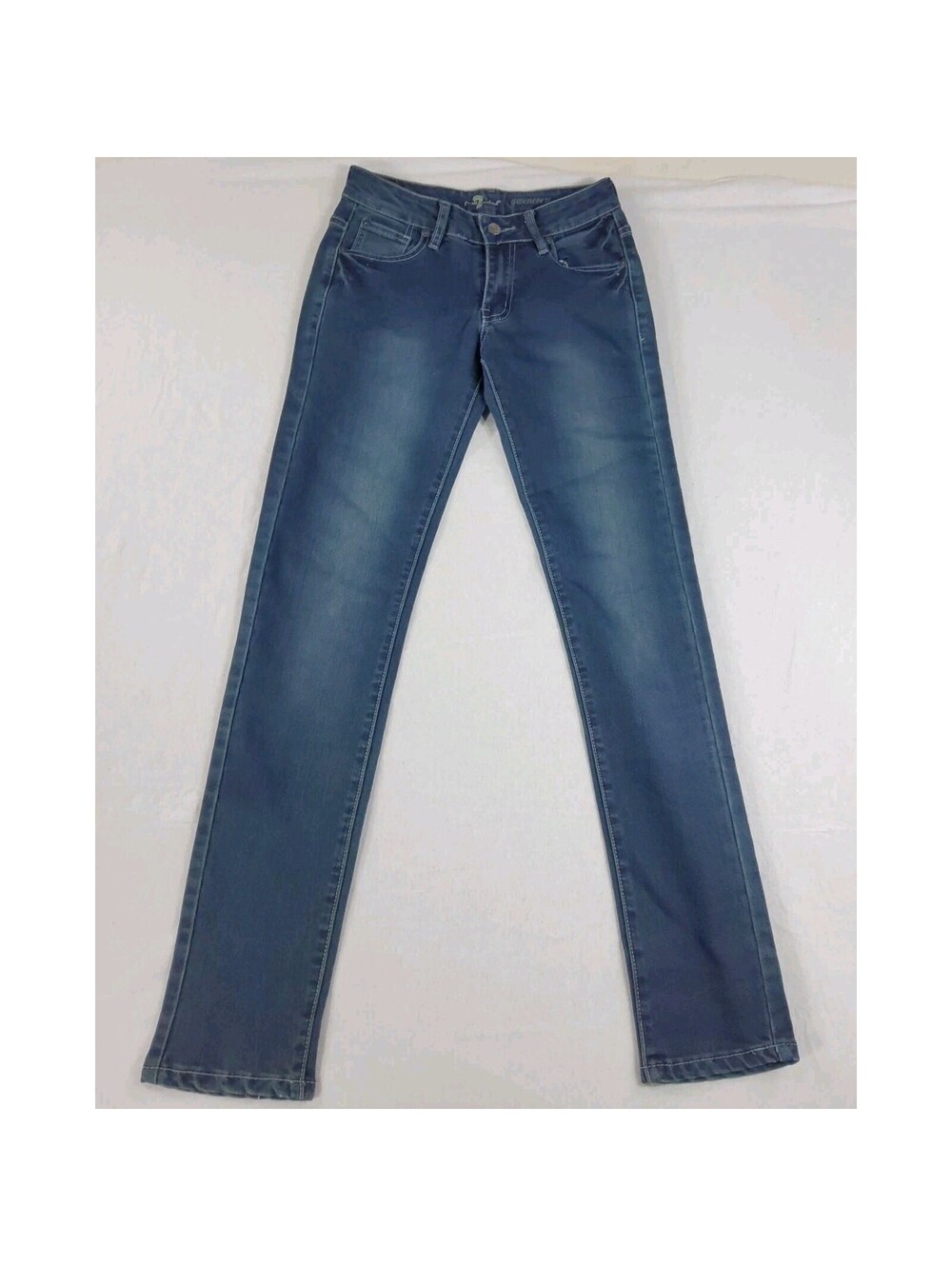 7 Seven For All Mankind Jeans Womens 26 26x31 Gwenevere Skinny Dark Wash